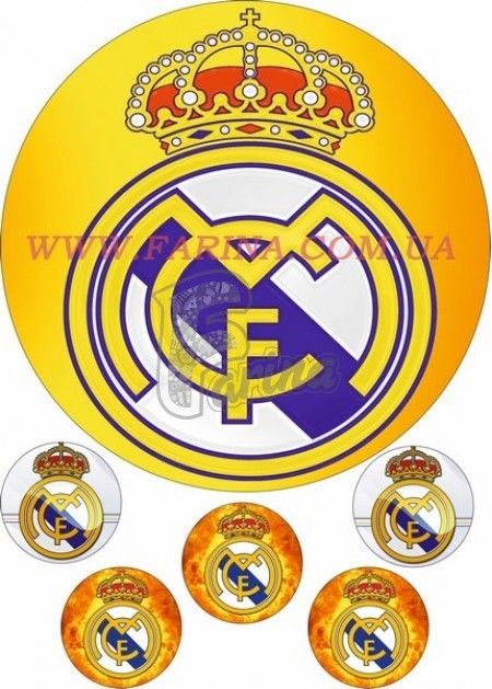 Картинка эмблема ФК Реал Мадрид< фото цена